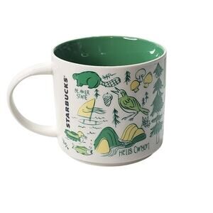 Starbucks 2021 OREGON Coffee Cup Mug Been There Series Globe Excellent Condition